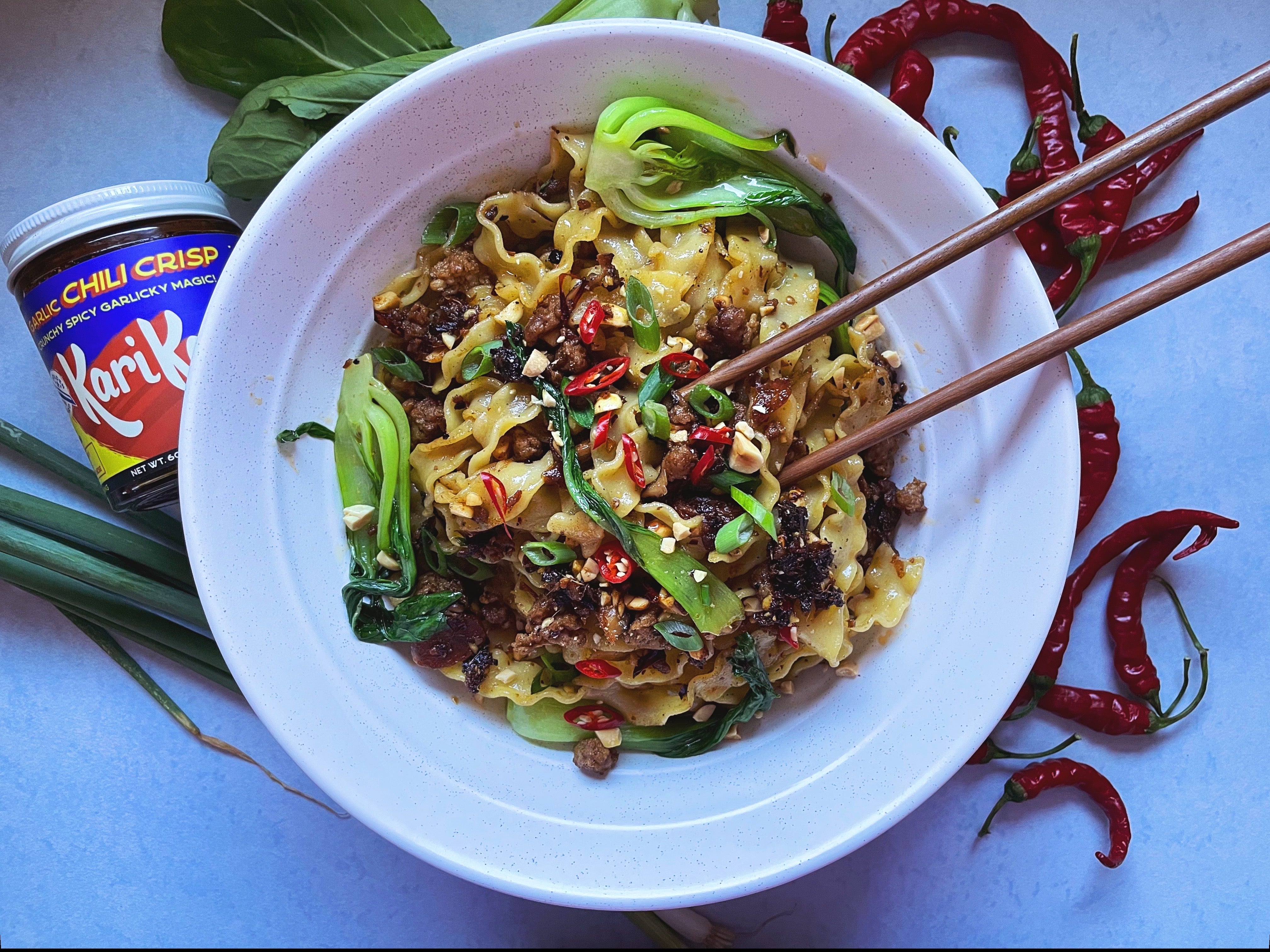 Crispy Pork and Pepper Mafaldine – ZelliPasta