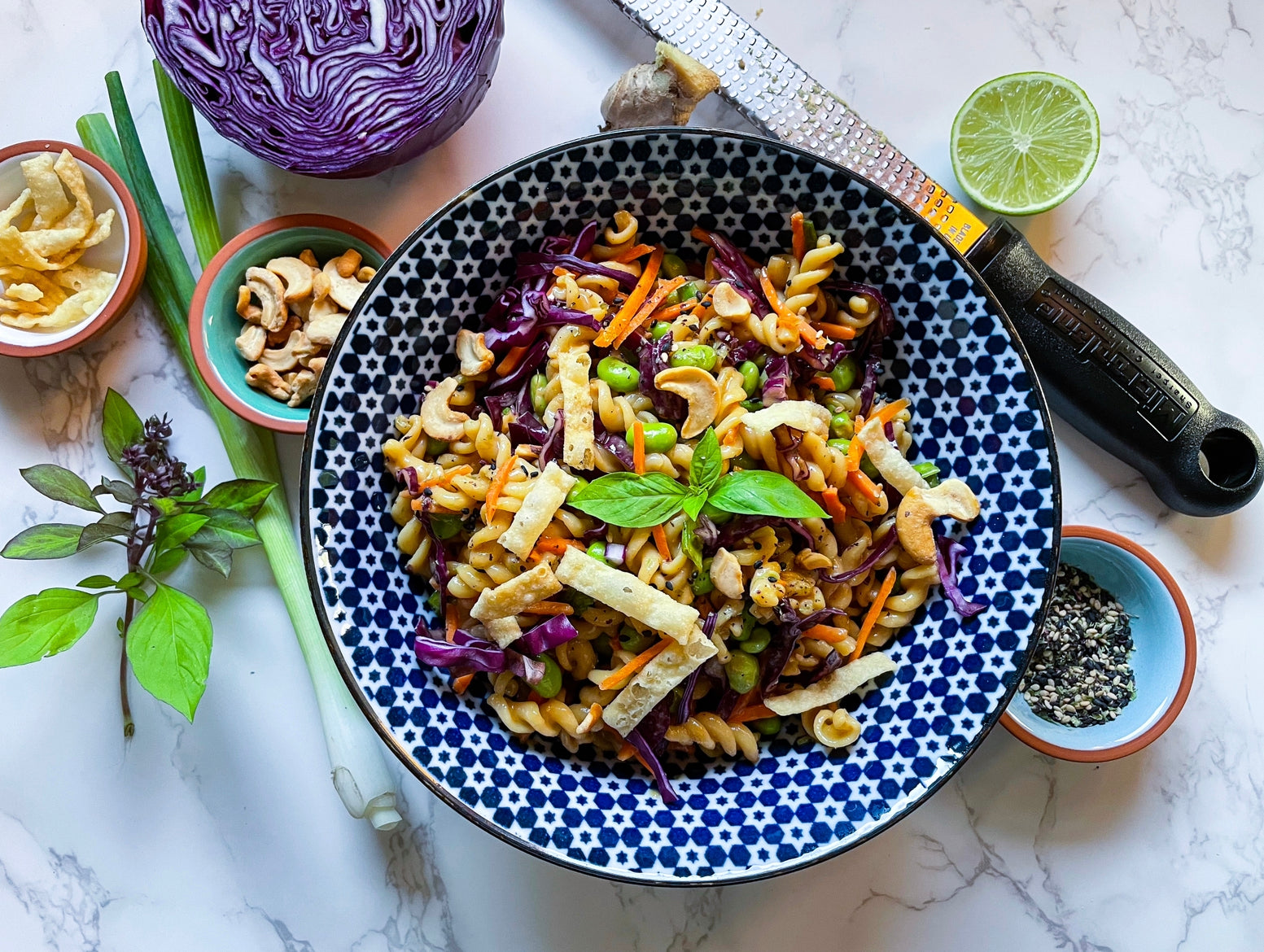 Asian Peanut Pasta Salad – ZelliPasta