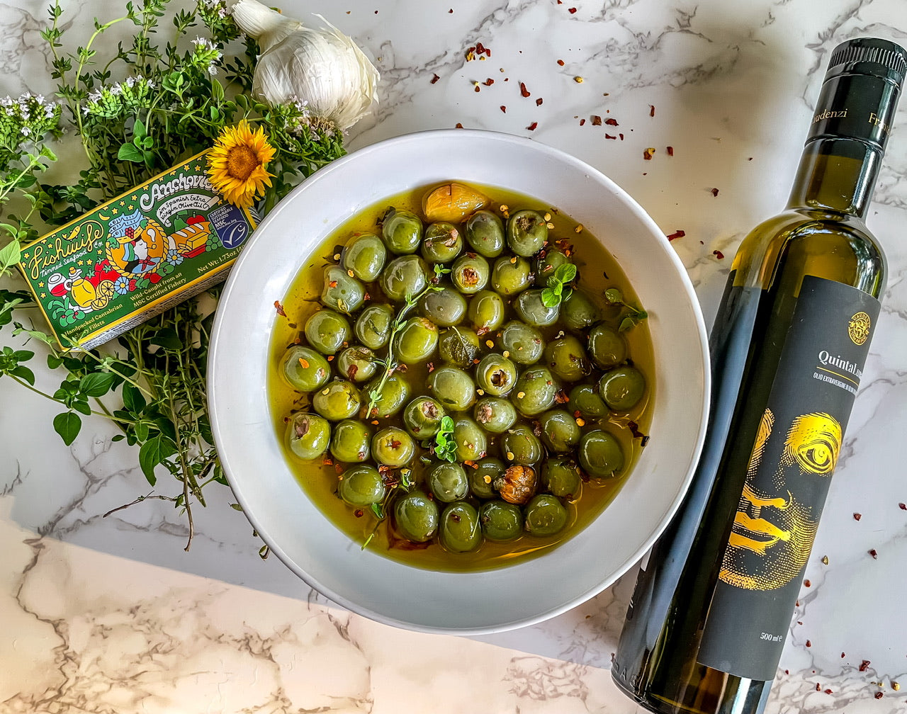 Anchovy Stuffed Tapas Olives – ZelliPasta