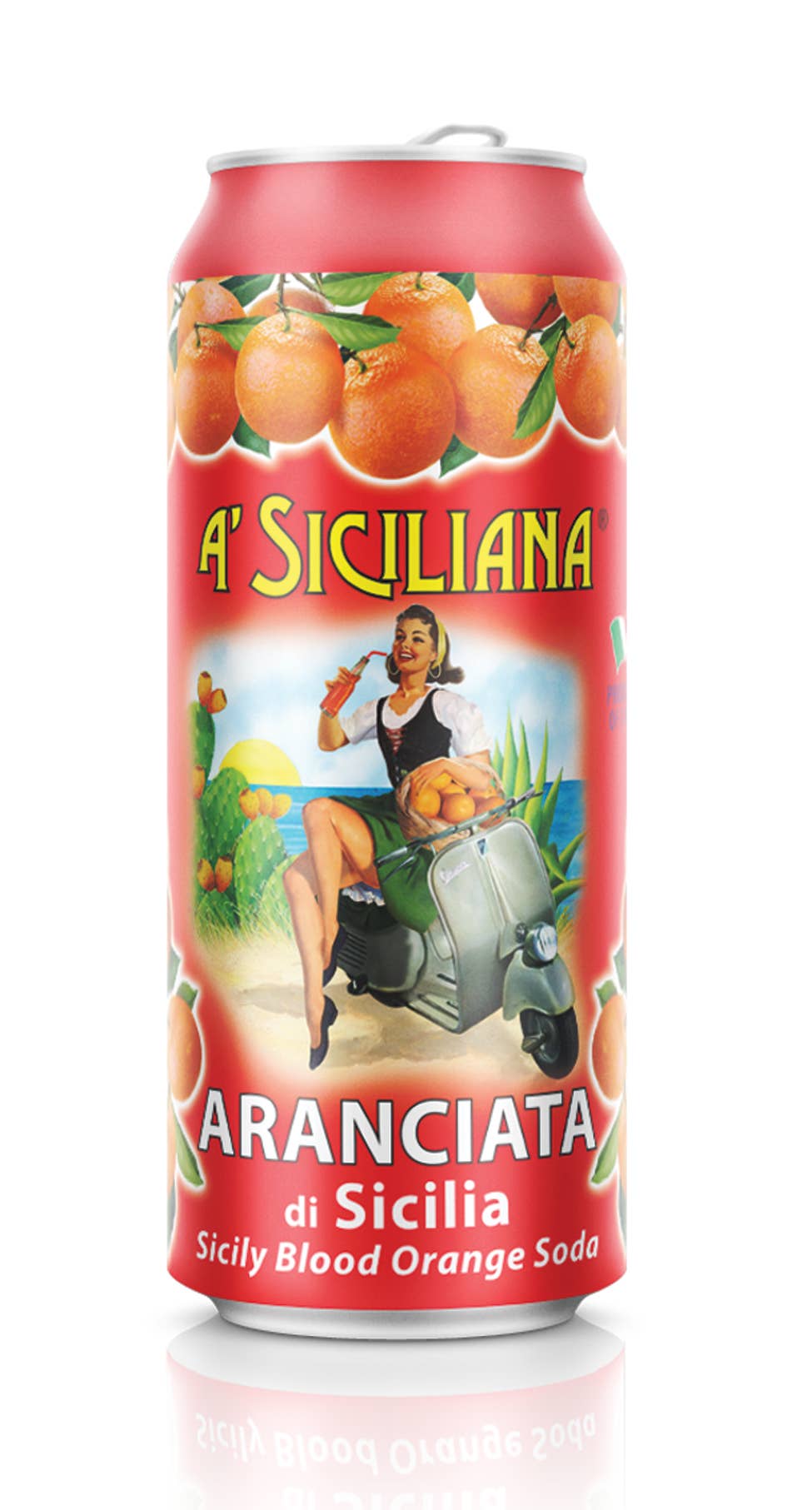 A' Siciliana Sicilian Soda- Blood Orange – ZelliPasta
