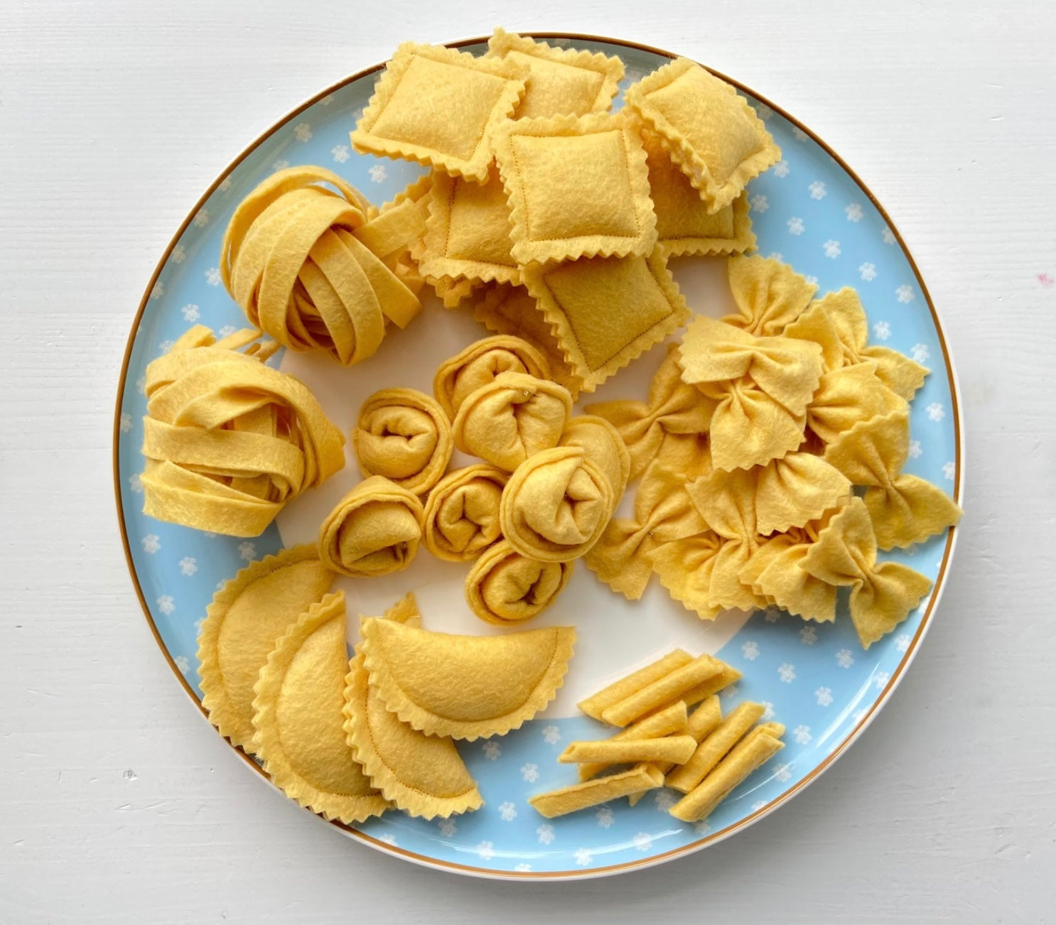 Handmade Felt Play Pasta Set for Kids – ZelliPasta