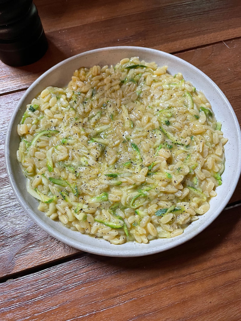 zelli orzo zucchini