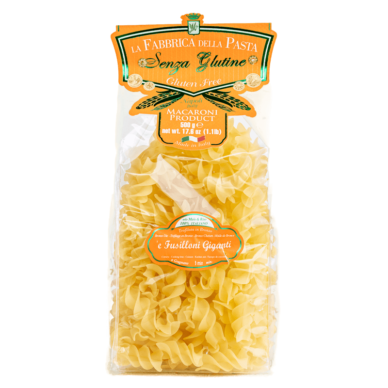 Gluten Free Fusilloni Giganti by La Fabbrica della Pasta