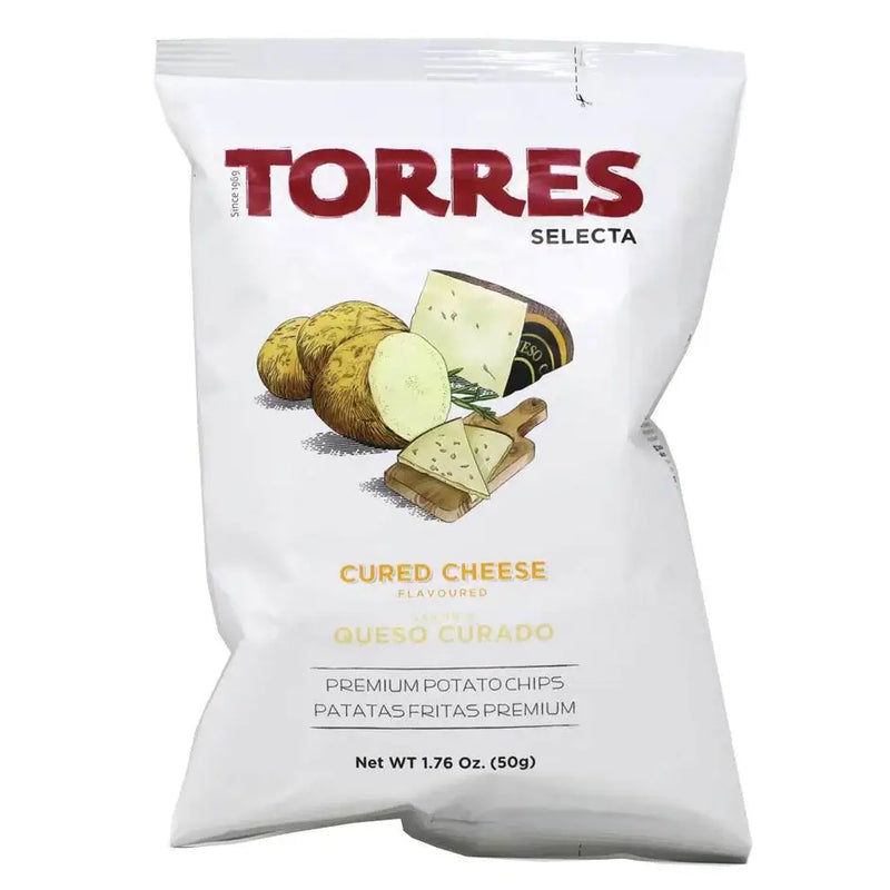 Torres Gourmet Potato Chips w/ Cured Cheese 50g