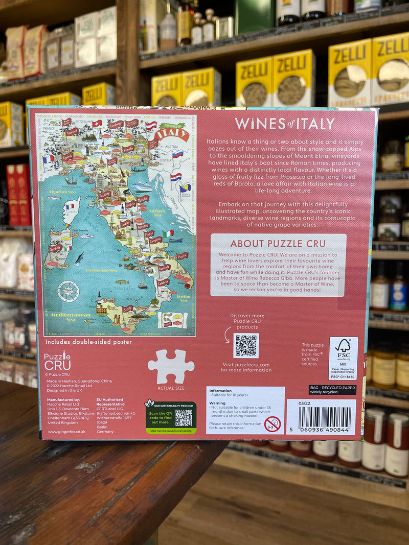 Wines of Italy | 1,000 Piece Jigsaw Puzzle