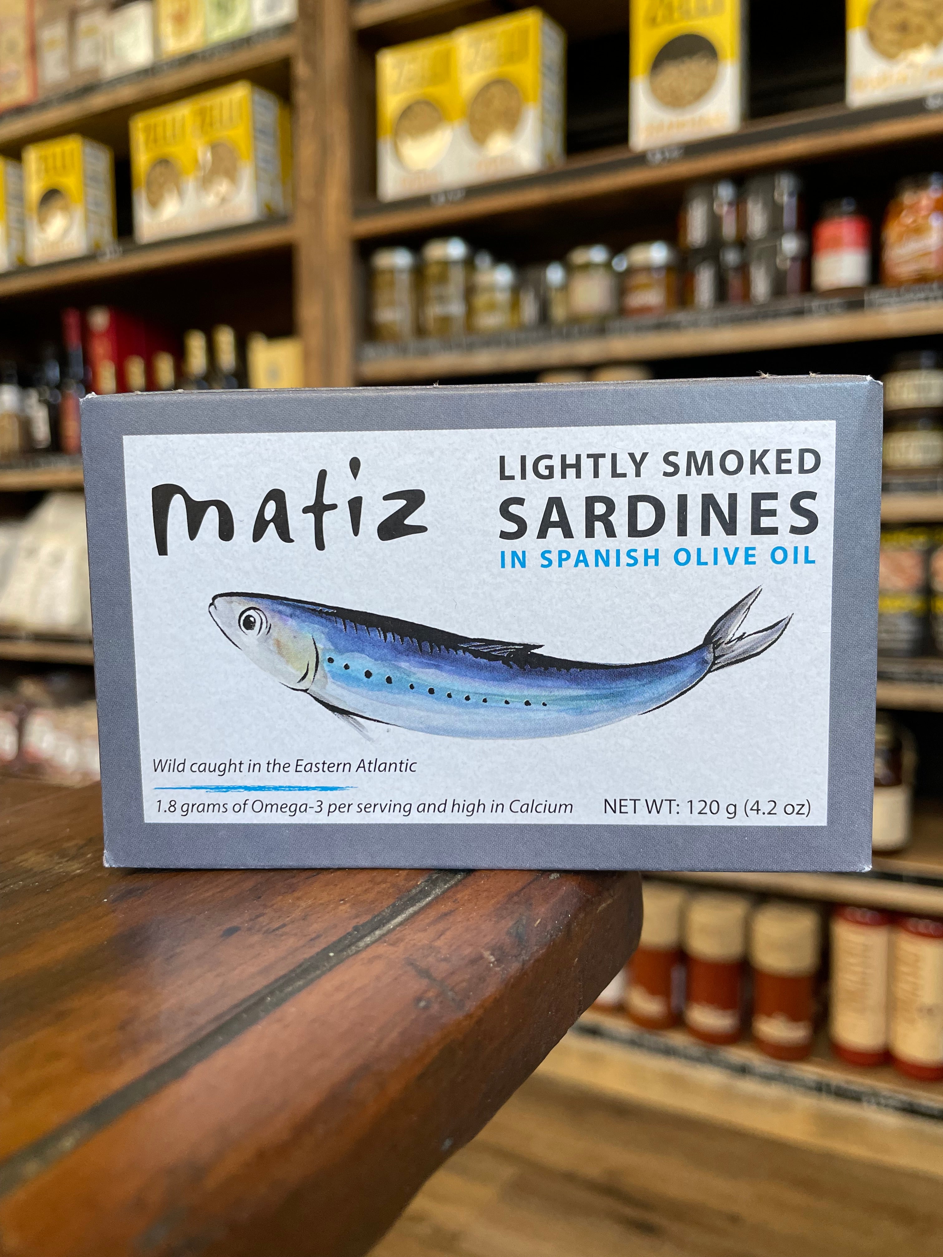 Matiz Smoked Sardines in Olive Oil - 4.2oz Tin – ZelliPasta