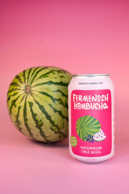 WATERMELON THAI BASIL Seasonal Kombucha