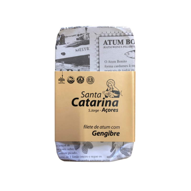 Santa Catarina Gourmet Tuna Fillets with Ginger and Olive Oi