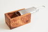 Italian Olivewood Box Cheese Grater