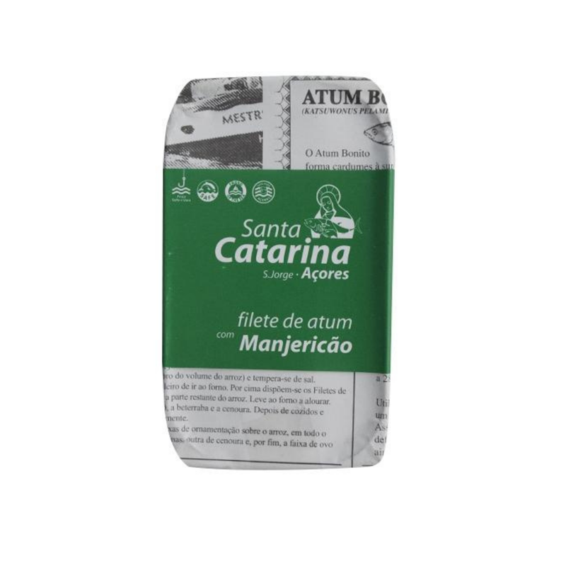 Santa Catarina Gourmet Tuna Fillets in Olive Oil and Basil