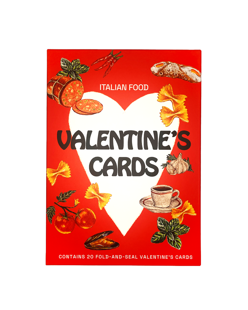 Italian Food Valentine's Cards