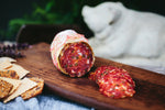 Calabrian Salami with Capers Sliced
