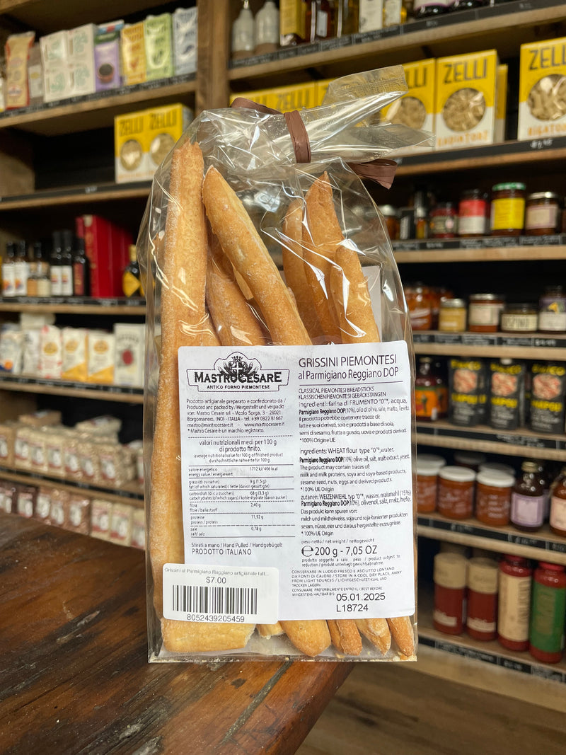 Handmade Breadsticks with Parmigiano Reggiano