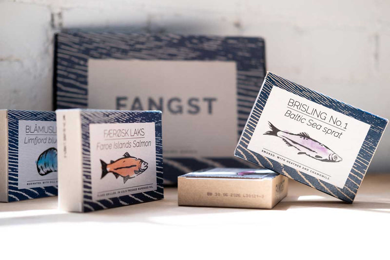 Fangst 4 Pack Gift Box (Sardine No. 1, Mussel No. 1,  Salmon, Trout)