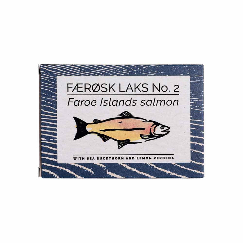 Fangst Færøsk Laks Faroe Islands Salmon w/ Sea Buckthorn & Lemon Verbena, 110g