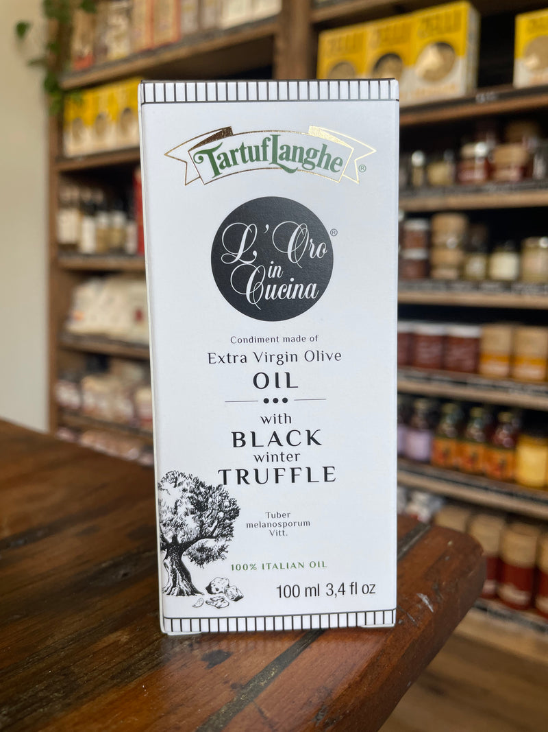 Black Truffle Extra Virgin Olive Oil by TartufLanghe