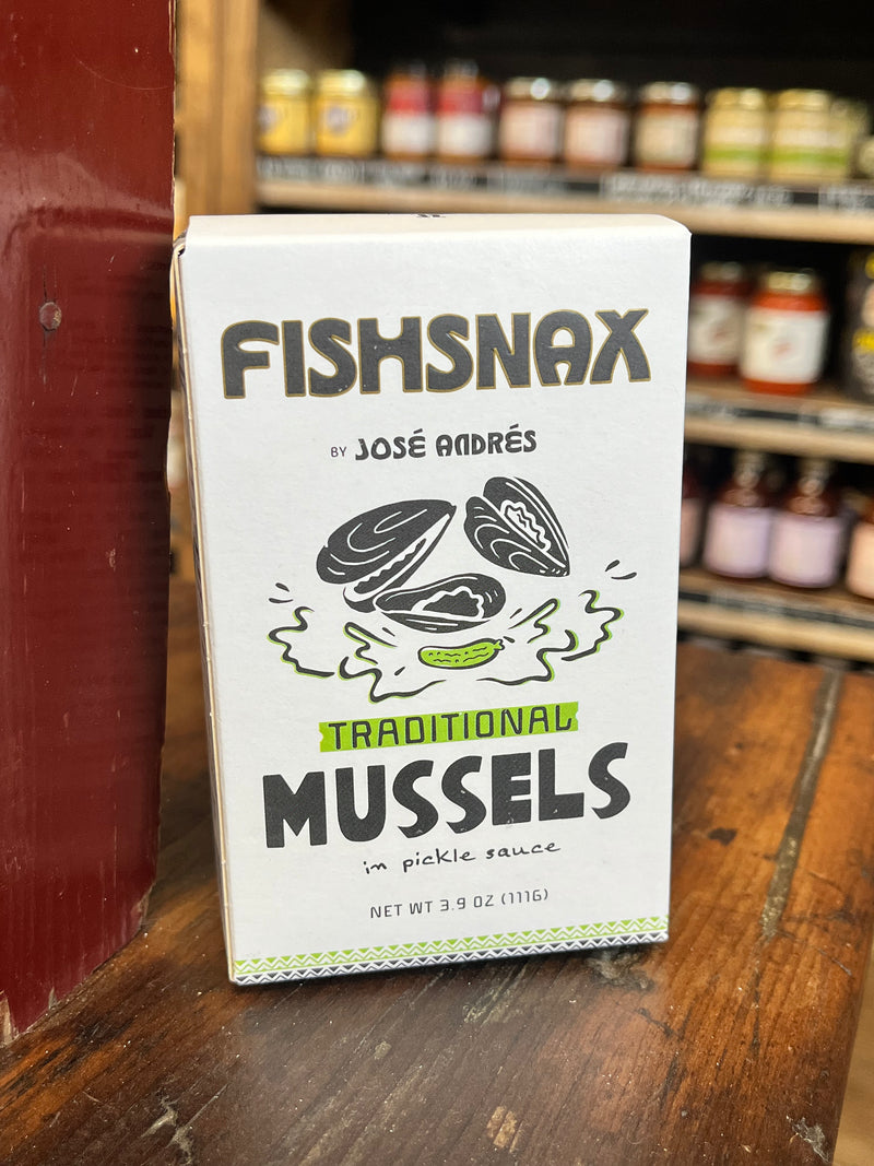 Jose Andres Fishsnax Mussels in Pickle Sauce