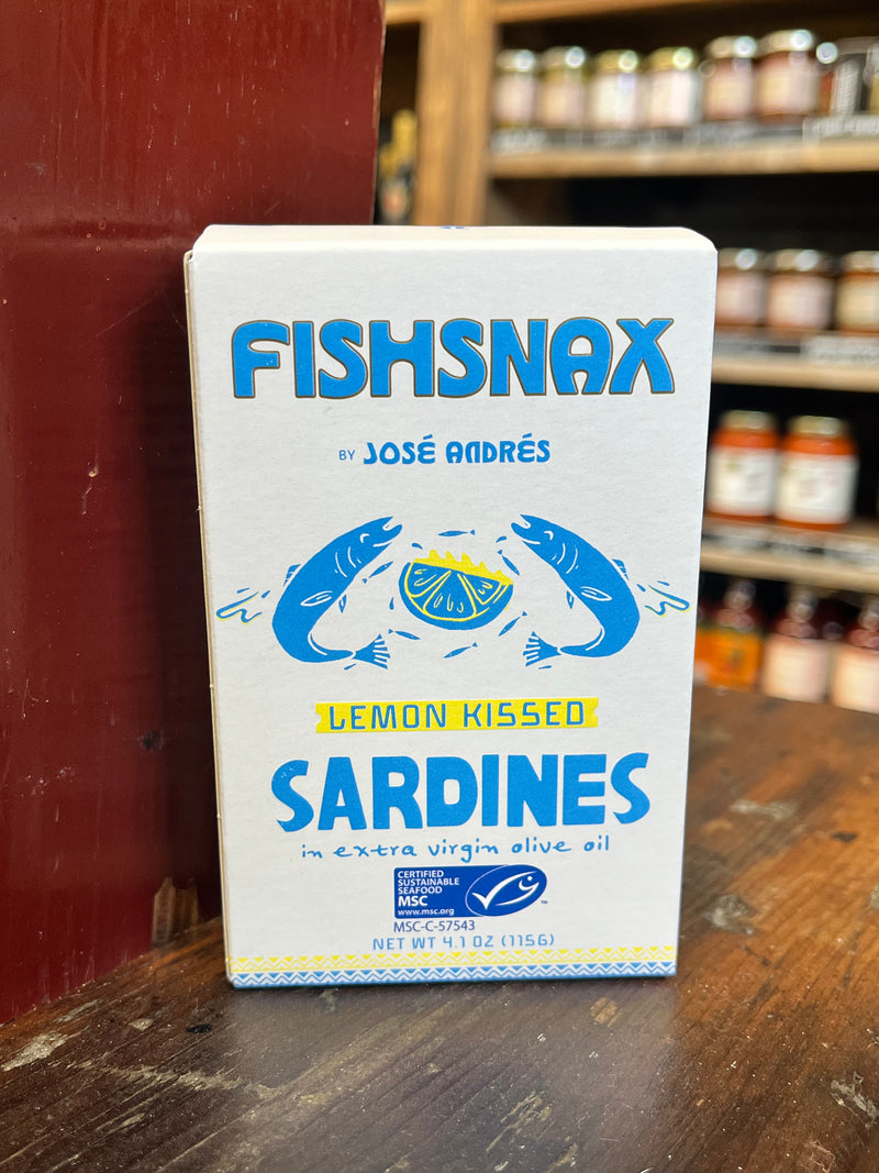 Jose Andres Fishsnax Sardines with lemon in EVOO