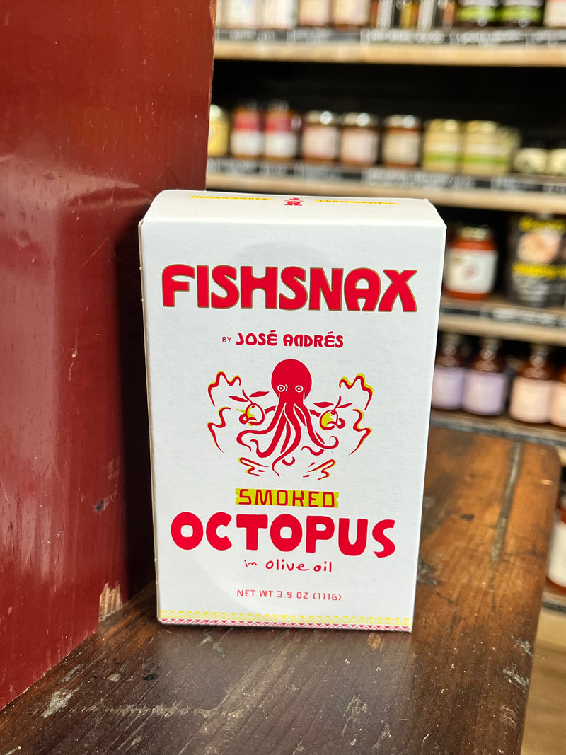 Jose Andres Fishsnax Smoked Octopus in Olive Oil