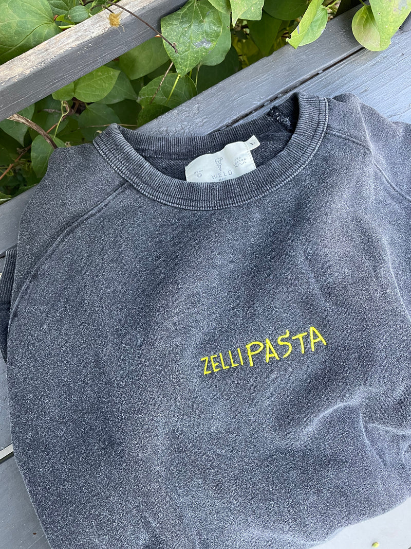 Zelli Pasta Washed Hemp Crewneck Sweatshirt