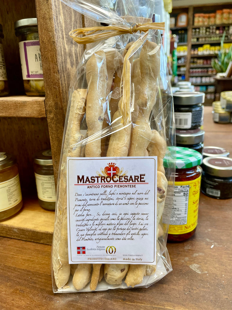 Handmade Pistachio Breadsticks in Italy