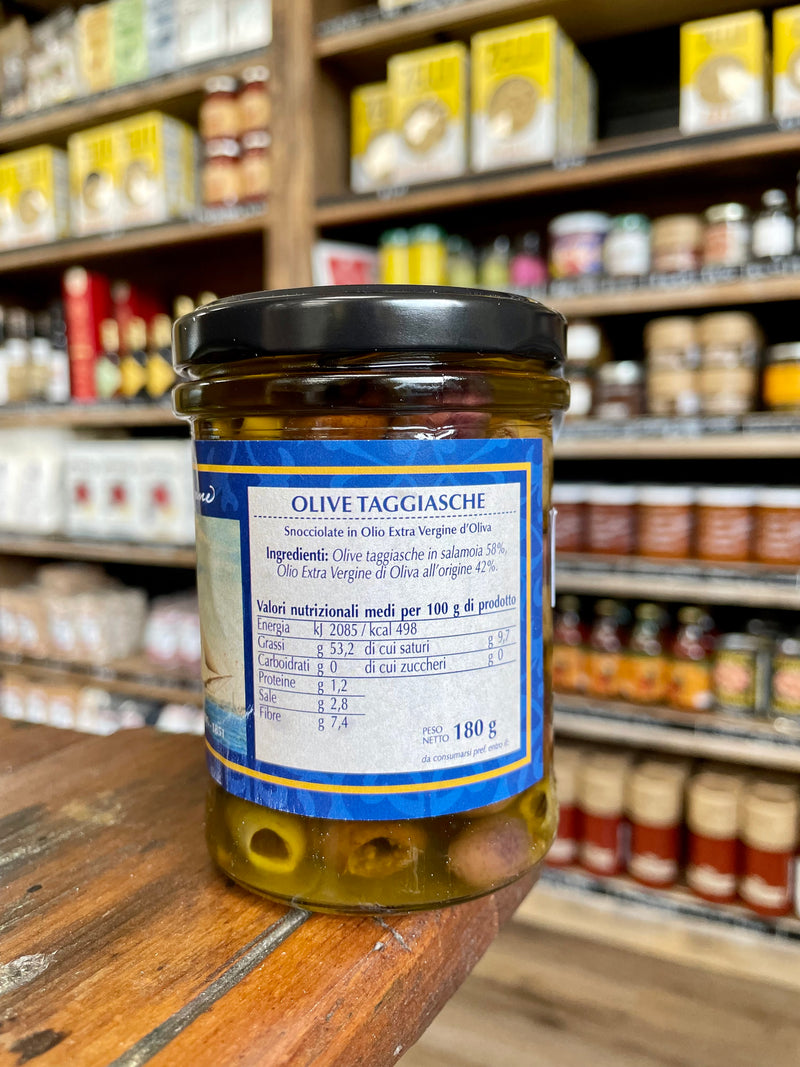 Taggiasche Olives in Extra Virgin Olive Oil