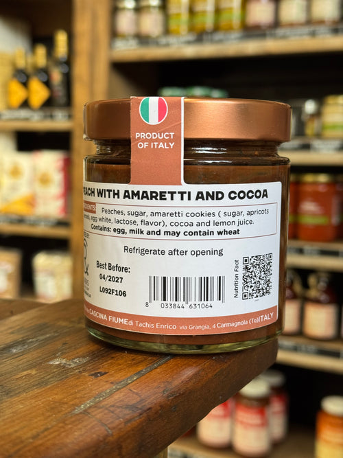 Peach w/ Amaretti and Cocoa