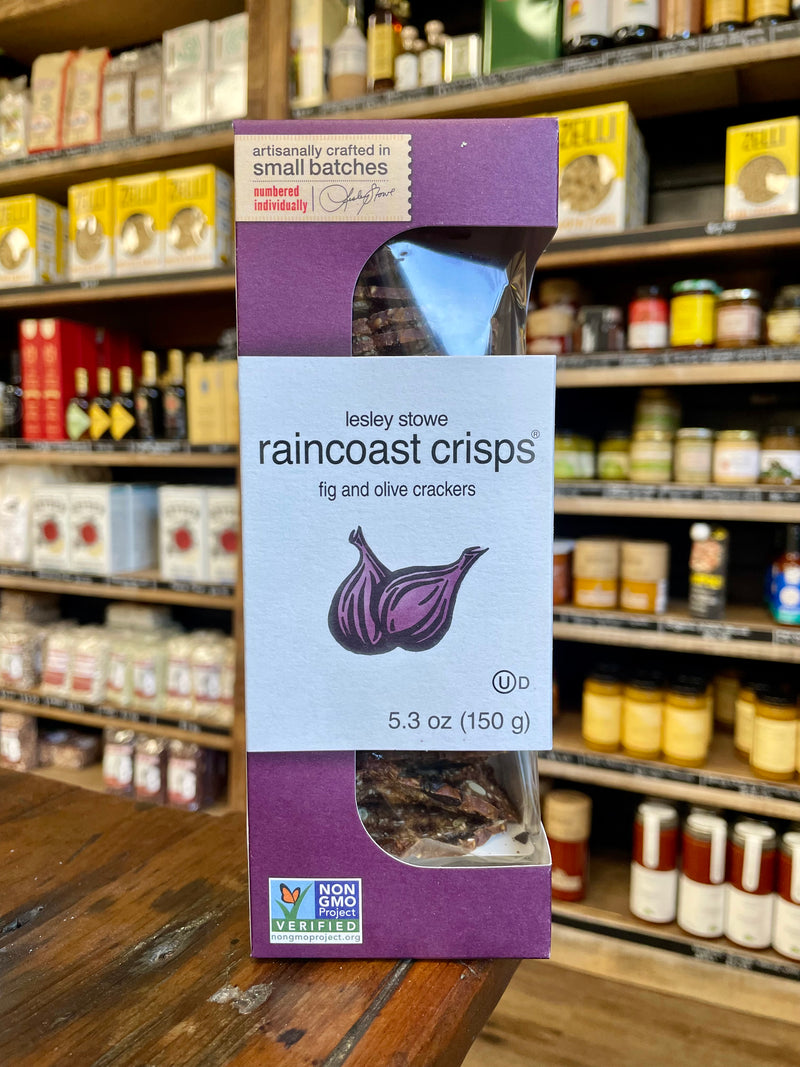Raincoat Crisps Fig and Olive Crackers