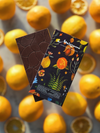 Mirzam 62% Dark Chocolate Bar w/ Candied Oranges & Orange Infused Toffee