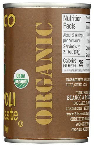 Bianco DiNapoli 6oz Organic Paste case (12 ct)