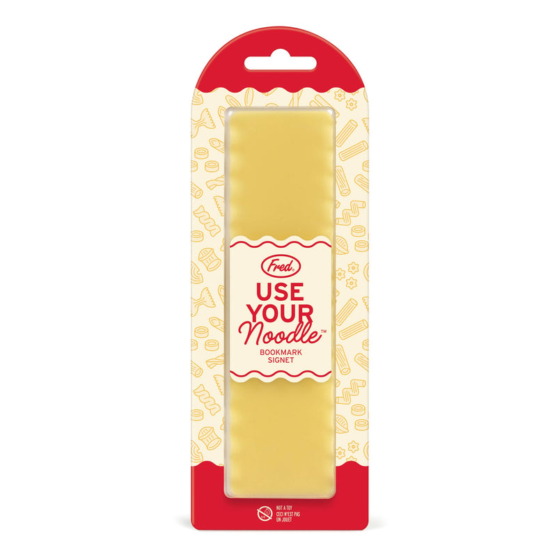 USE YOUR NOODLE - Lasagna Noodle Bookmark