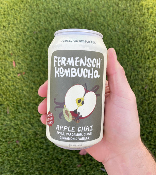 *APPLE CHAI* Seasonal Kombucha - 24-Can Case