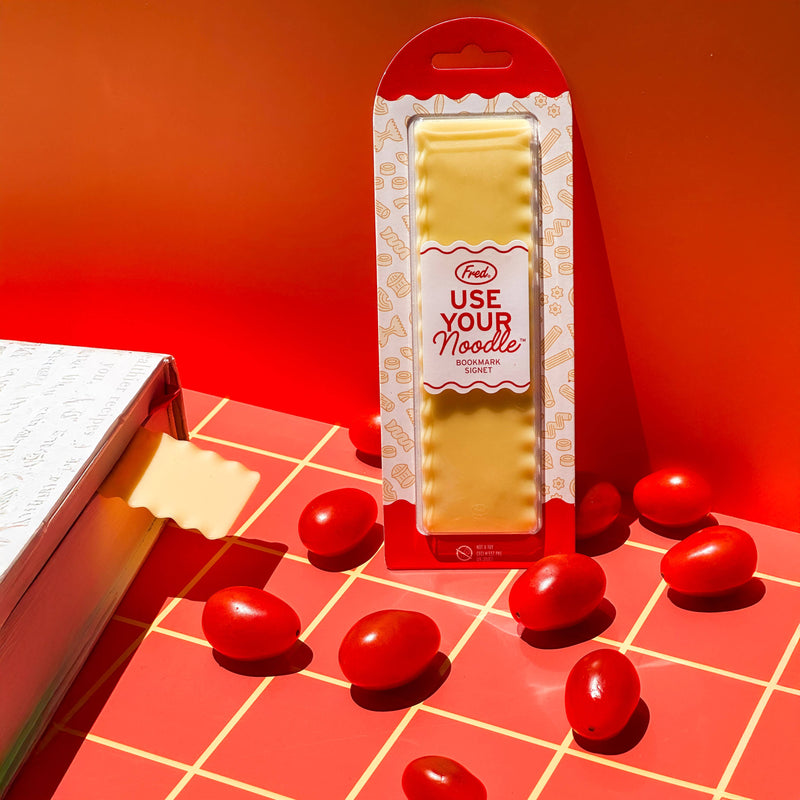 USE YOUR NOODLE - Lasagna Noodle Bookmark