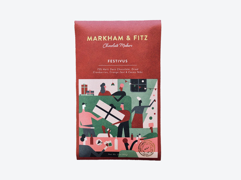 Markham & Fitz Festivus Chocolate Bar