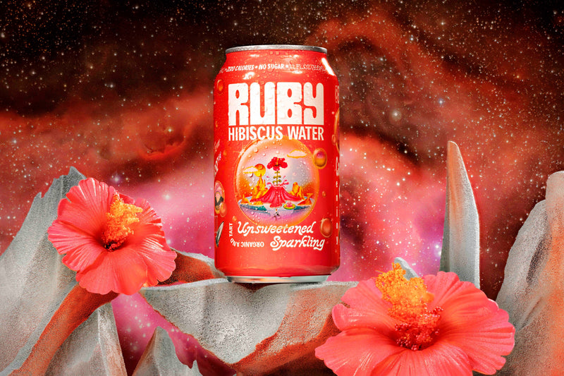 Sparkling Ruby Hibiscus - Unsweetened