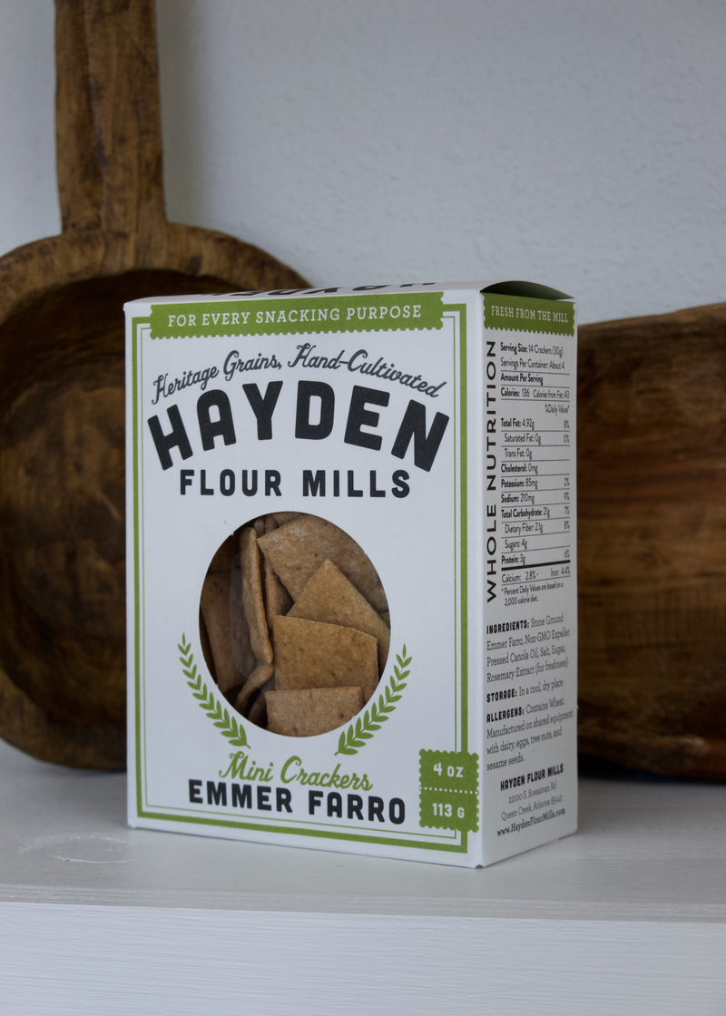 Farro Crackers