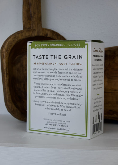 Farro Crackers