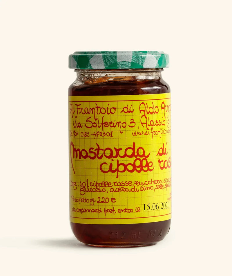 Mostarda di Cipolle Rosso (Red Onion Mostarda), 220gr 