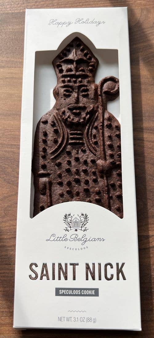 DARK COCOA SPECULOOS GIFT - SAINT NICK!!