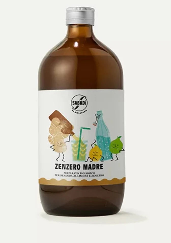 Sabadi Organic Zenzero Madre (Lemon & Ginger Soda Mix)