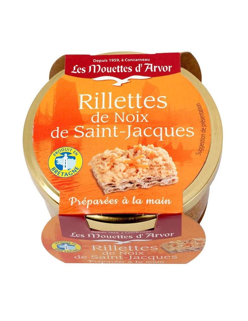 Les Mouettes d'Arvor Rillettes of Scallops, 125g